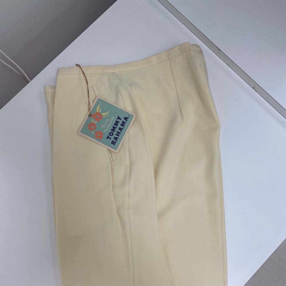 Tommy Bahama Straight n Narrow Lt Cream Pant 10